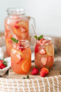 Southern Strawberry Sweet Iced Tea